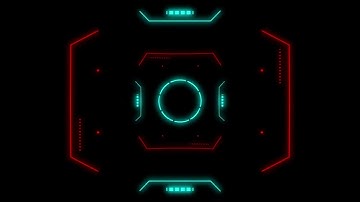 HUD action and target animation background effects 7