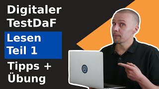 Digitaler TestDaF - Lesen Aufgabentyp 1 - Aufbau und Tipps + Beispielaufgabe screenshot 5