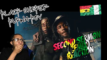 American Reacts 🇺🇸 Black Sheriff - Second Sermon Remix (Official Video) (Feat. Burna Boy)