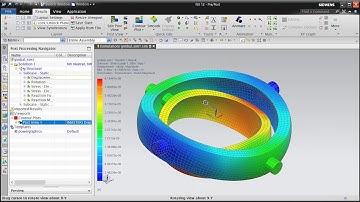 Simcenter 3D Brick Meshing a Gimbal