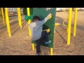 At the playground after school jm  me mama