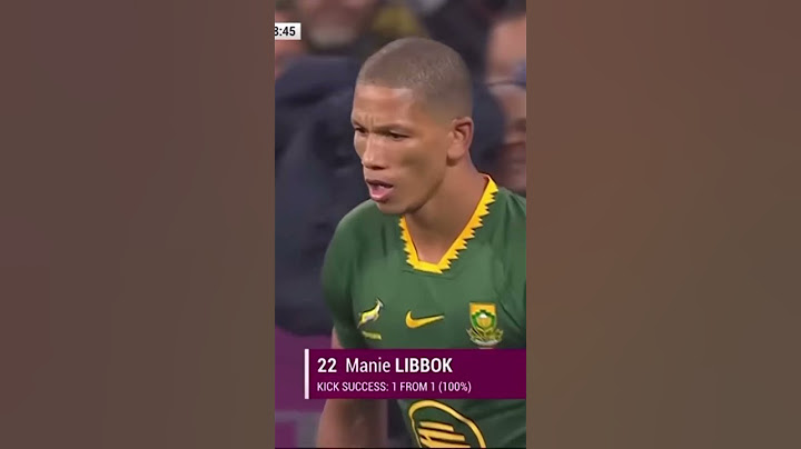 Manie Libbok proves everyone wrong. 5/5🔥 #rugbyfans #southafricarugby #springboks #shorts