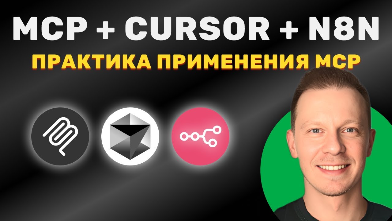 Как Применять MCP Серверы Пошагово и Без Кода на Практике (Научись на Примерах, n8n, MCP, Cursor)