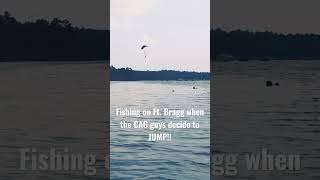A typical day fishing on Ft. Bragg, NC
