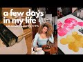 a few days in my life | dating intentionally, sushi, shot of art