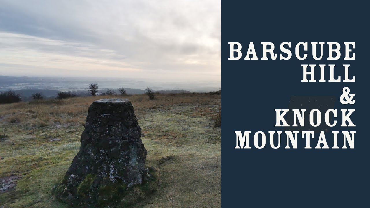 Local winter walk to Barscube Hill & Knock Mountain between Kilmacolm
