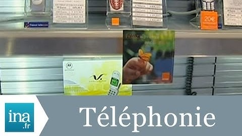 Amende record pour Orange, Bouygues et SFR - Archive INA