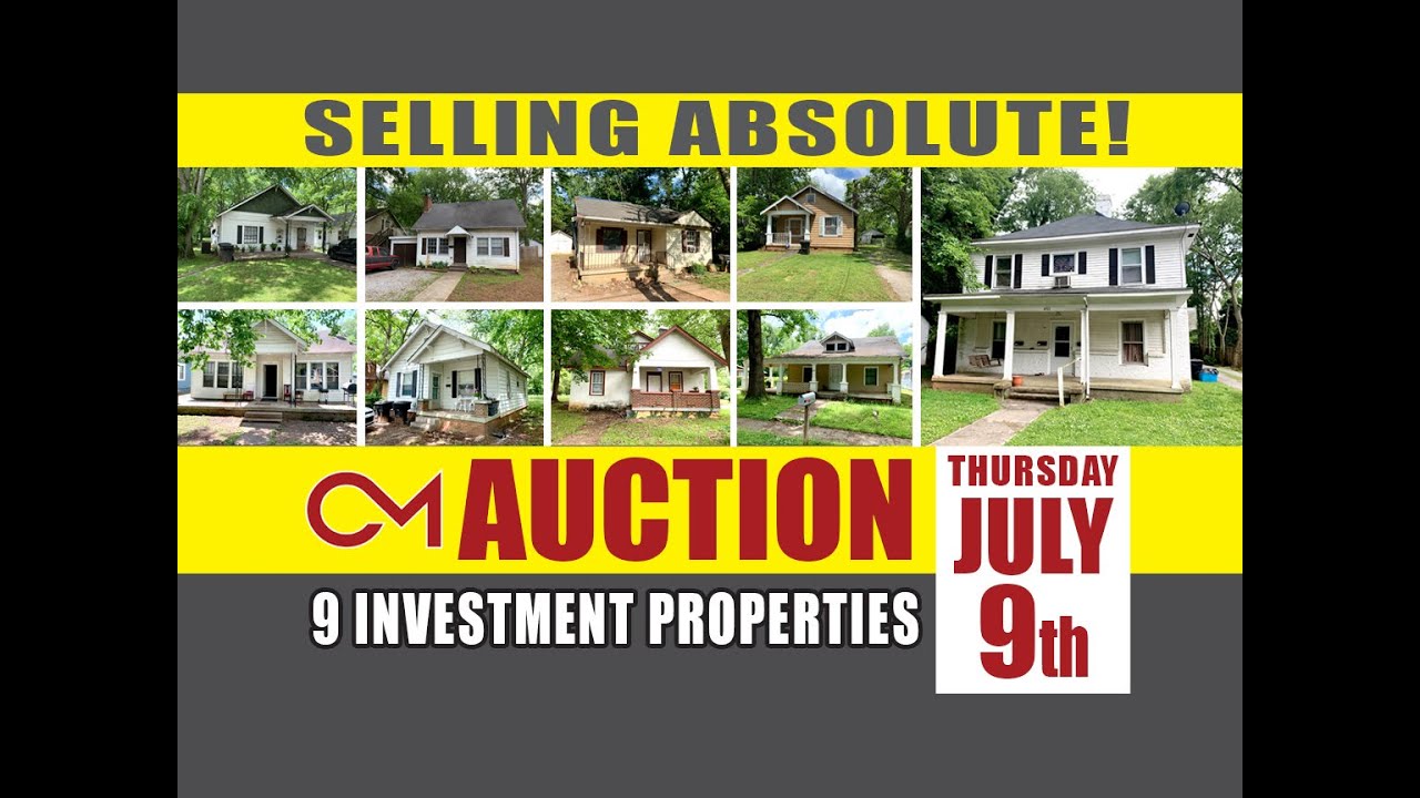 Online Auction ends 7/9/20 9 Investment Single Family Homes and