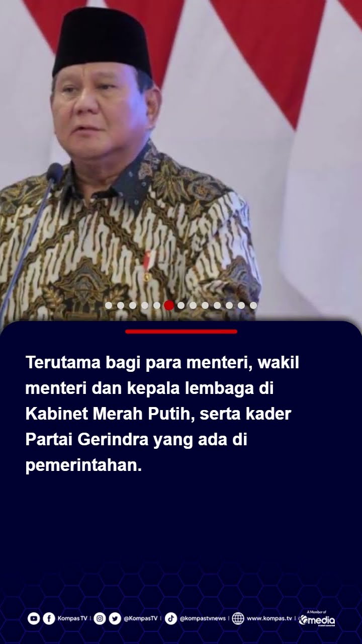 Dasco: Pernyataan Keras Presiden Prabowo Peringatan untuk Menteri #reshuffle #presidenprabowo