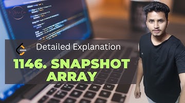 1146. Snapshot Array Array LeetCode | DSA | Design