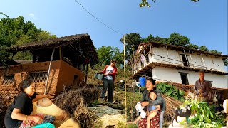 Simple Happy Traditional Nepali Village Life Part-3 Marse Dadwa Bijayalimbu