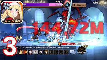 Dual Blade : Idle Action RPG - Gameplay Walkthrough Part 3 Farming Ring ( iOS, Android )