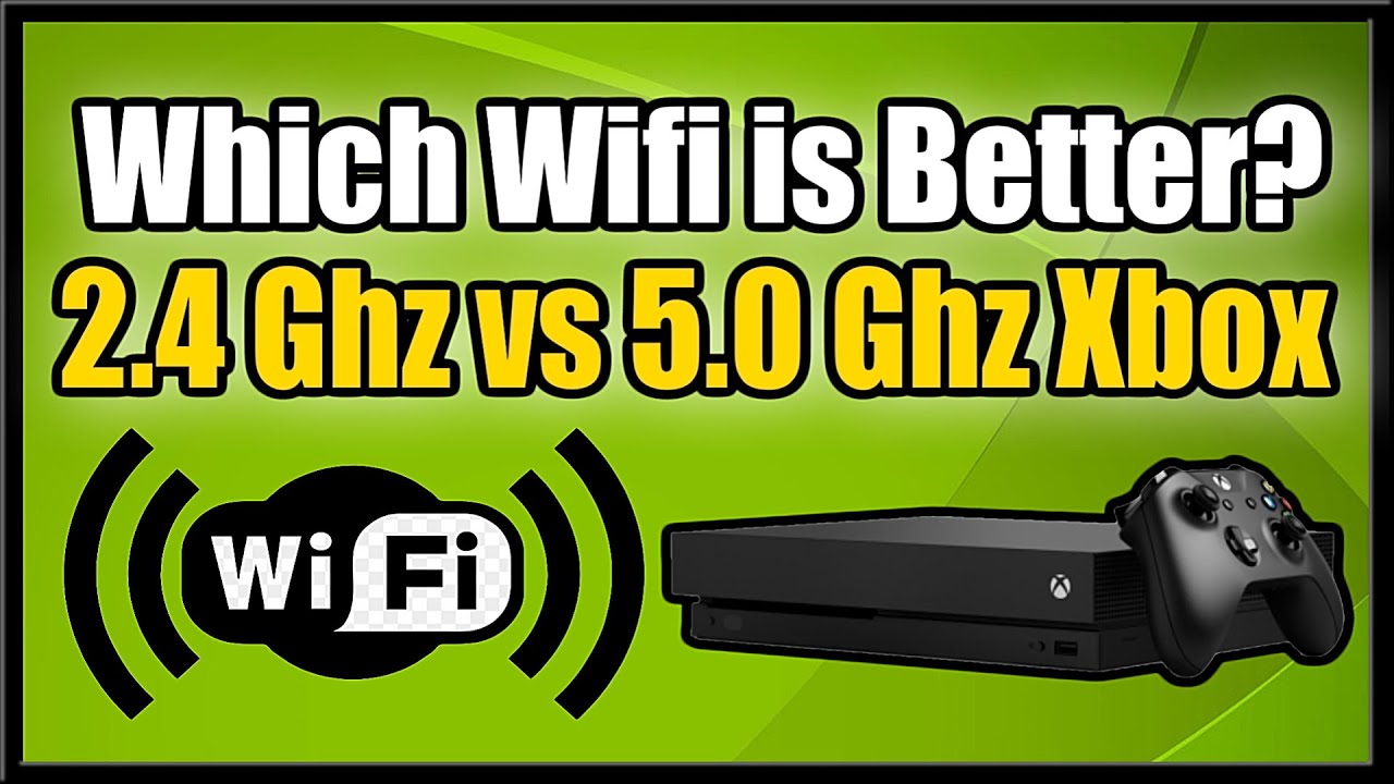 Which Is Better \U0026 Faster 2.4Ghz Vs 5.0Ghz Wifi On Xbox One (Gaming Tutorial)