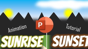 Sunrise & Sunset animation in PowerPoint. #ppt #powerpoint #animation #presentation #tutorial