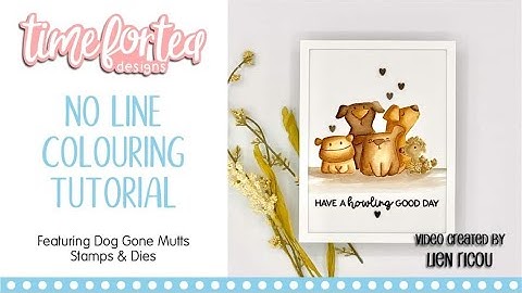 Noline coloring using distress inks