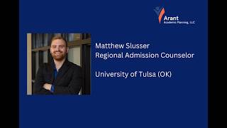University of Tulsa Virtual Information Session