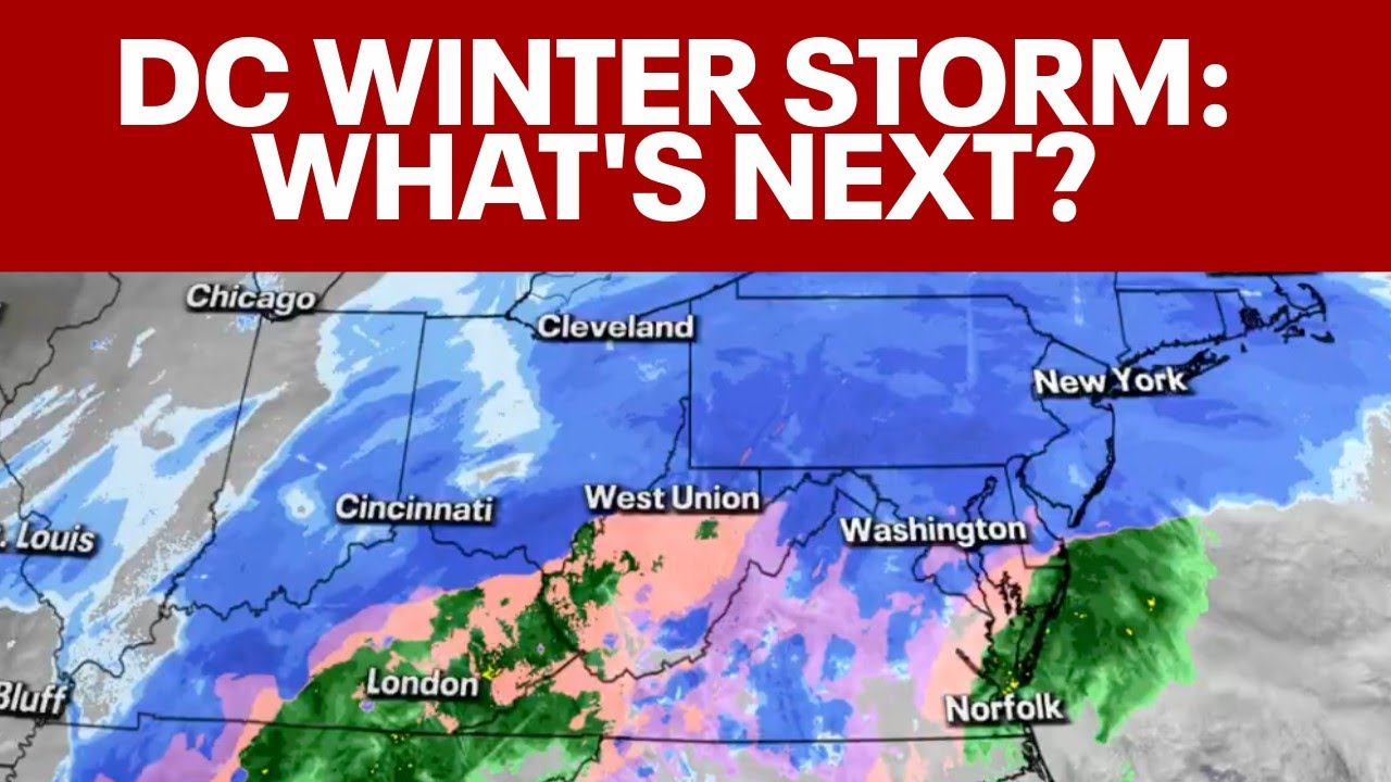 DMV Storm Update: Sleet takes over and cold to linger