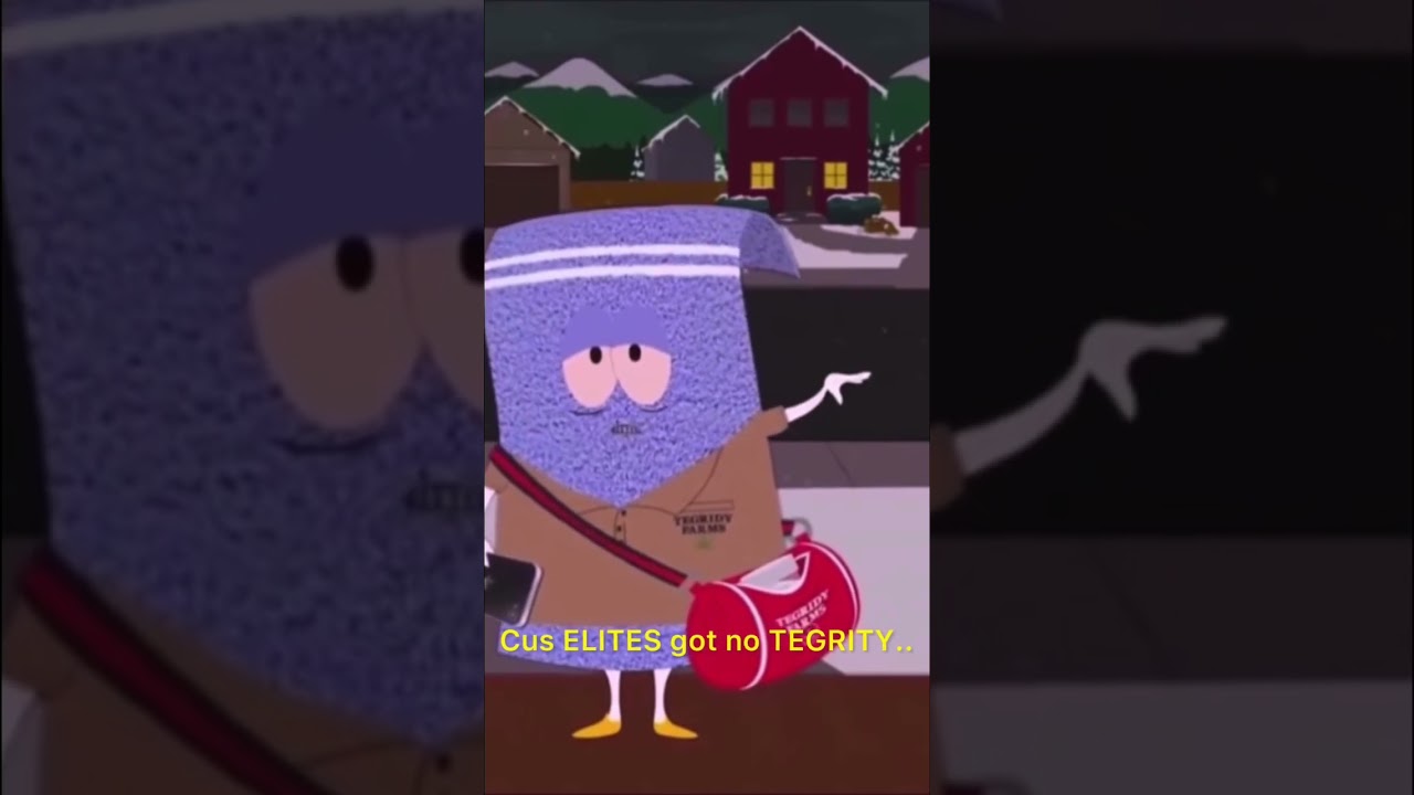 South Park- Towelie defines TEGRITY 🤣 (wanna get high)thoughts ?? 