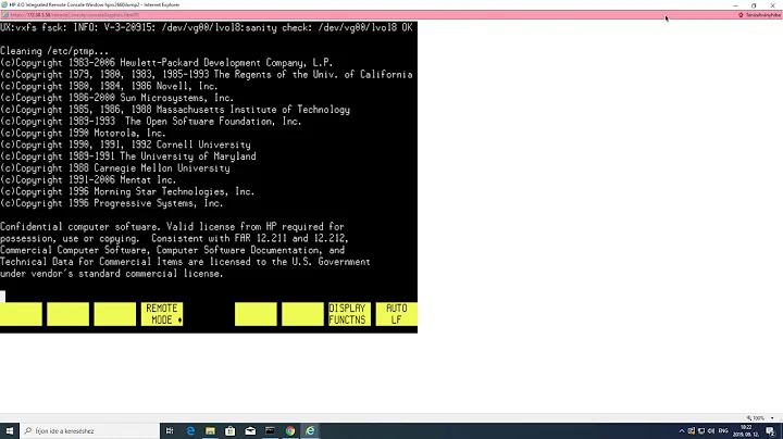 HP-UX Booting Video on Real HW HP RX2660 Itanium2 - 天天要聞