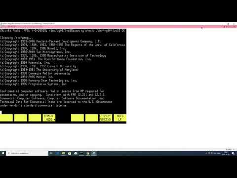 HP-UX Booting Video on Real HW HP RX2660 Itanium2