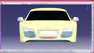 Tutorial On Modeling Audi R8 In Catia V5 ( Part 01)
