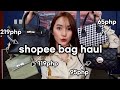 HUGE SHOPEE BAG HAUL (BAGS FOR 55 PESOS?? 3.3 SHOPEE SALE!) | Ar. Erika Lim