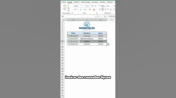 Découvrez comment insérer plusieurs lignes dans un tableau sur Excel !
