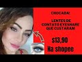 lentes de contato perfeitas e naturais eyeshare por $13,90 na shopee