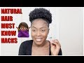 MUST KNOW NATURAL HAIR HACKS & TOOLS FOR GROWTH & MAINTENANCE || QUEENYKAAY