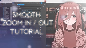 Smooth Zoom In / Zoom Out Tutorial [ AE Inspired ]