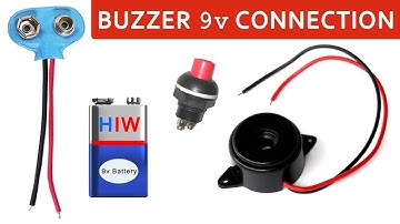 How to buzzer, switch with 9v battery - DIY bike horn tutorial