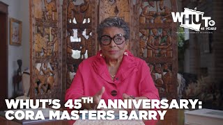 Cora Masters Barry | WHUT 45th Anniversary
