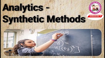 Analytics- Synthetic Methods