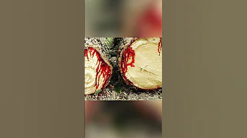 Дерево из которого течет кровь
