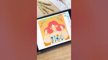 Drawing an Autumn Girl 🍂 Soft Lines, Warm Colors & Chill Vibes