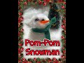 Make a Pom Pom Snowman