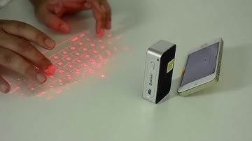 Laser Projection Keyboard video
