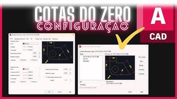 Como configurar COTAS DO ZERO no AutoCAD 2026 (DIMSTYLE)