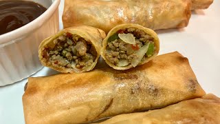 Keema Spring Rolls | Keema Roll Recipe | Ramadan Prep 2025 | Make & Freeze Recipe | Ramzan Special