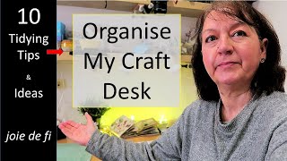 CRAFT With ME ⭐ ORGANISE My DESK ✅ Realistic 10 IDEAS