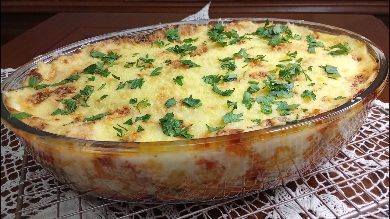 تقطر بالبنة💥غراتان بطاطا وكورجات بلا لحم ولا دجاج مفرمجة للقلب بزاف بنينة بمقاديراقتصادية#اكسبلور