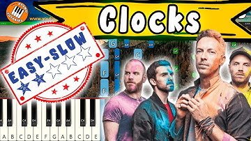 Clocks piano tutorial easy - Coldplay piano tutorial easy begginer slow