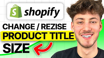 How To Change/Rezise Product Title Size in Shopify (2025)