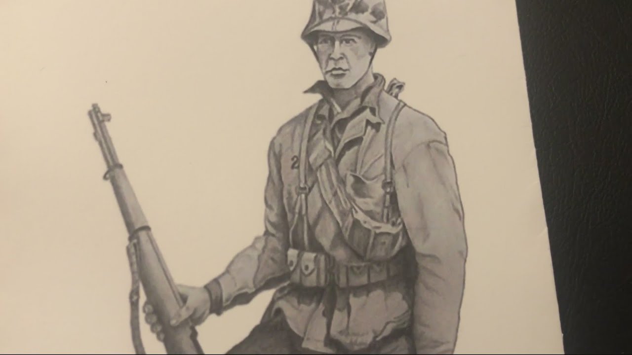 BROOKLYN Iowa Honors Harold Pie Keller as part of Iwo Jima Flag Raising