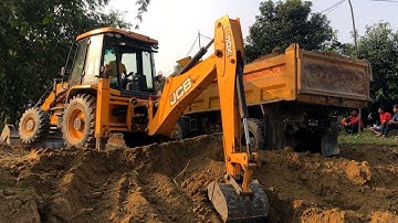 Soil Cutting & Loading In Tripper Dump @r2autos2040