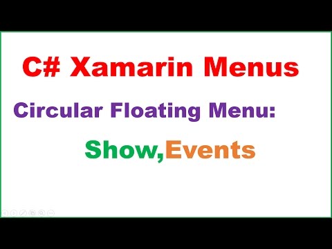 Xamarin Android Menus