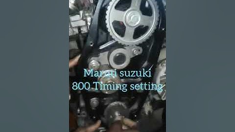 Maruti suzuki 800 Timing setting (800, Omni, Gypsy, 1000) [F8B , F10A  engine ]