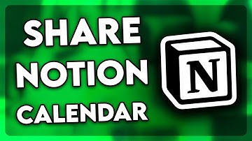 How to Share Notion Calendar (2024)