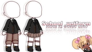 School Uniform ideas in Gacha club