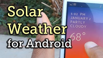 Beautify the Weather Forecast on Your Samsung Galaxy S3 with Solar [How-To]